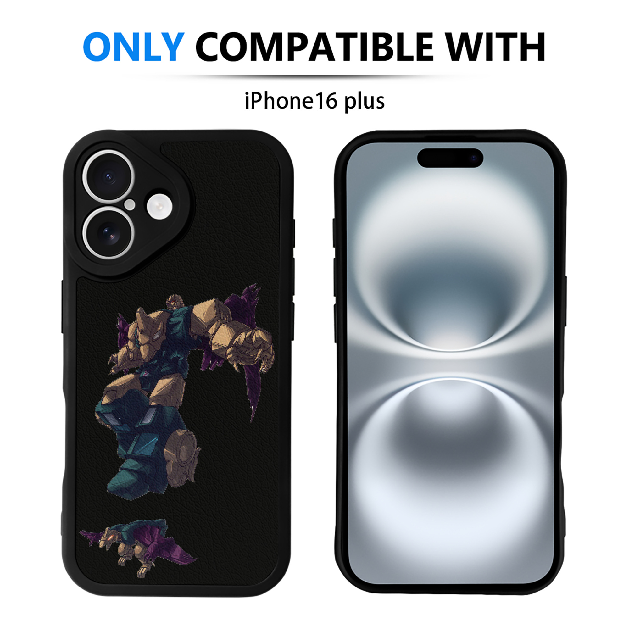 （画像用）  【iPhone 16シリーズ対応】シリコンスマホケース（レザー調） 材質：シリコン